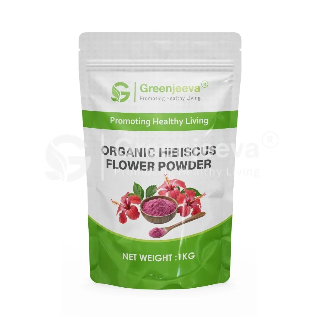 Organic Hibiscus Flower Powder Pouch Organic Hibiscus Flower Powder Pouch